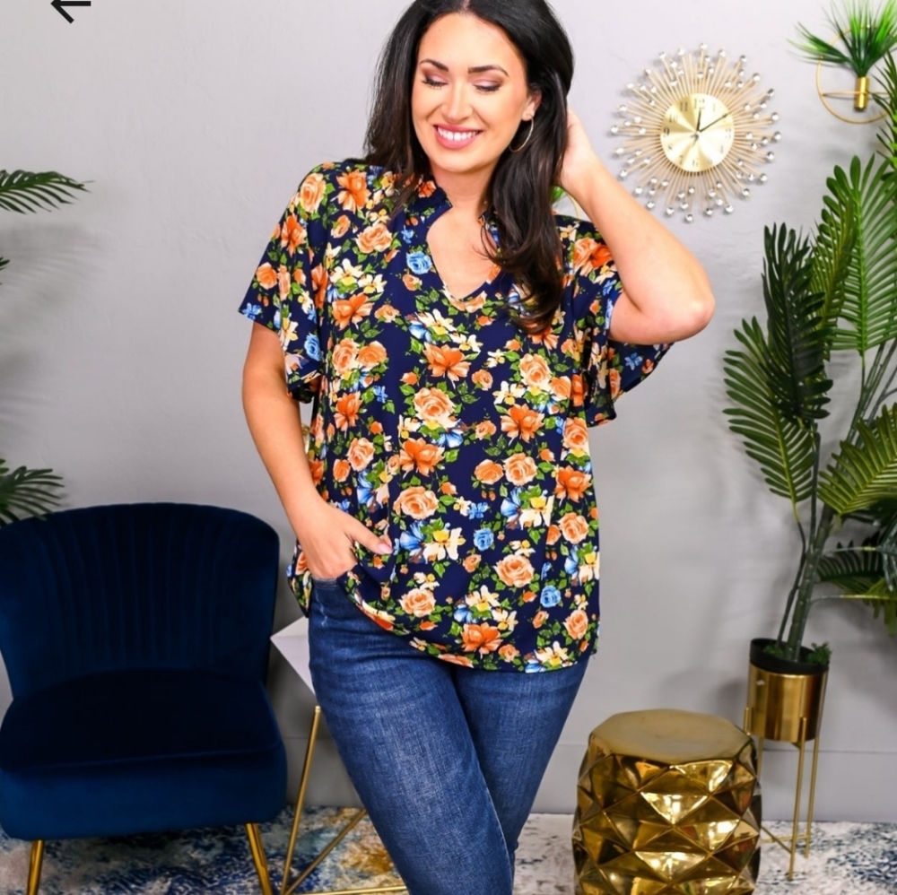 Floral blouse